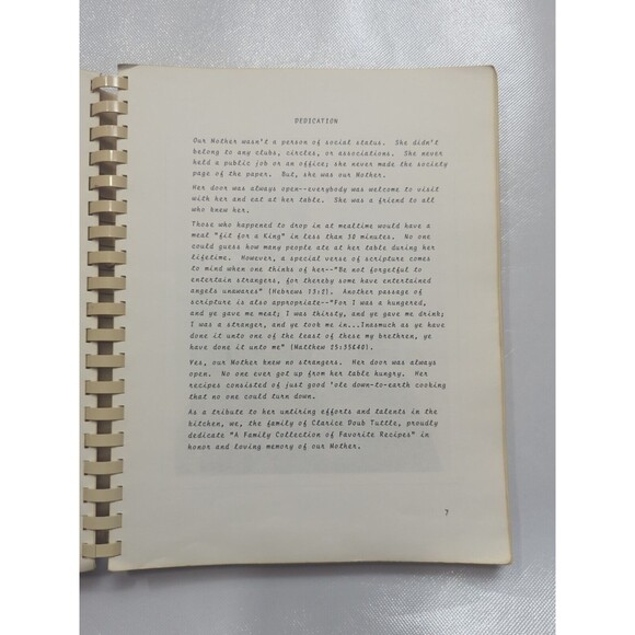 Clarice Doub Tuttle Family‎ Recipe Book Pfafftown, NC Elm Grove United Methodist - Picture 8 of 16